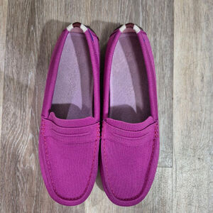 Women's Pink Slip-On Casual Loafers